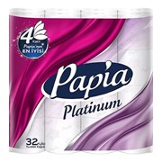 Papia Platinum Tuvalet Kağıdı 4 Katlı 32'Li