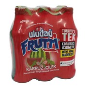 Uludağ Frutti Karpuz Çilek Aromalı Maden Suyu 6*200 ml
