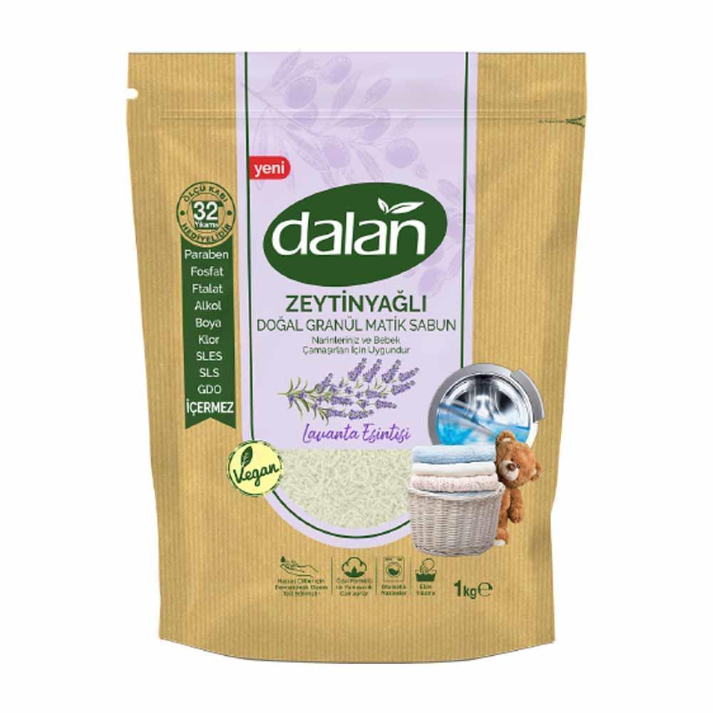 Dalan Doğal Granül Sabun Vegan 1 Kg Lavanta