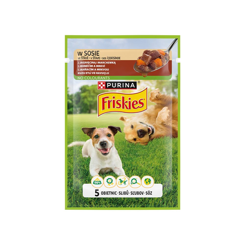 Purina Friskies Yetişkin Köpek Maması Kuzu Etli 85 Gr