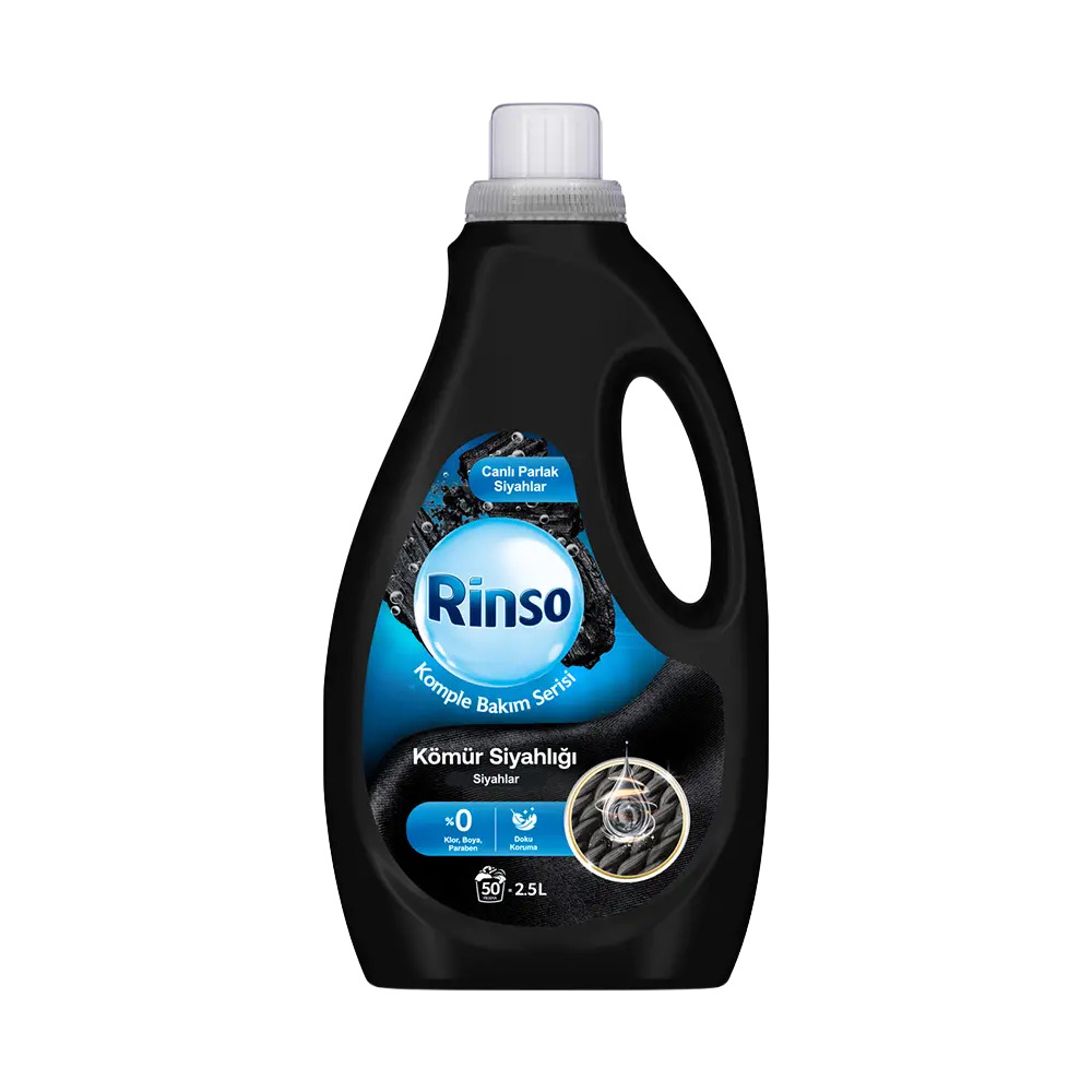 Rinso Sıvı Deterjan Kömür Siyahlığı 2500 Ml 