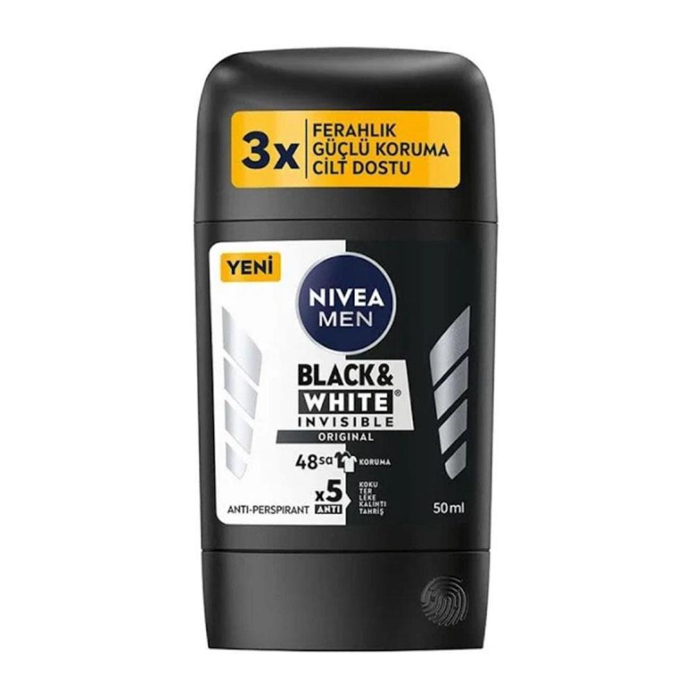 Nivea Men Invisible Black & White Original Bay 50 Ml