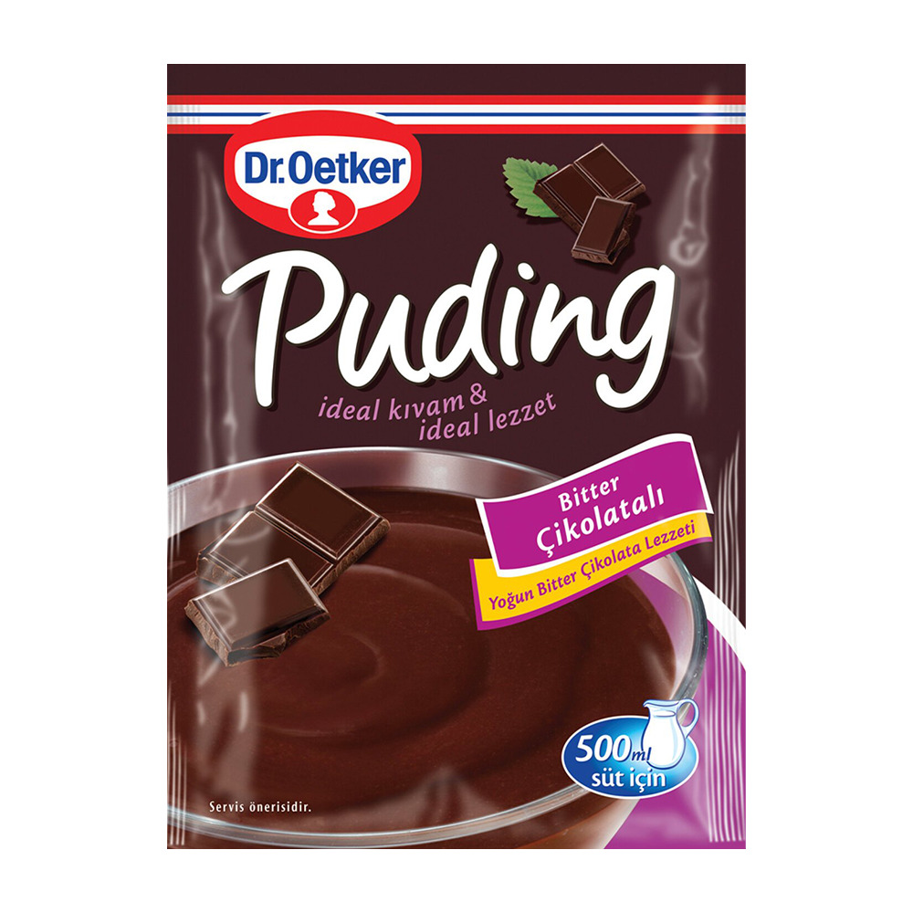 Dr. Oetker Bitter Çikolatalı Puding 111 Gr.