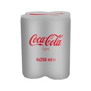 Coca Cola Light 4*250 Ml Kutu