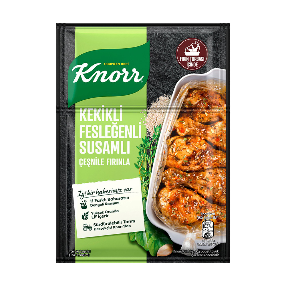 Knorr Frında Tavuk Çeşnili Kekikli & Fesleğenli 29 Gr
