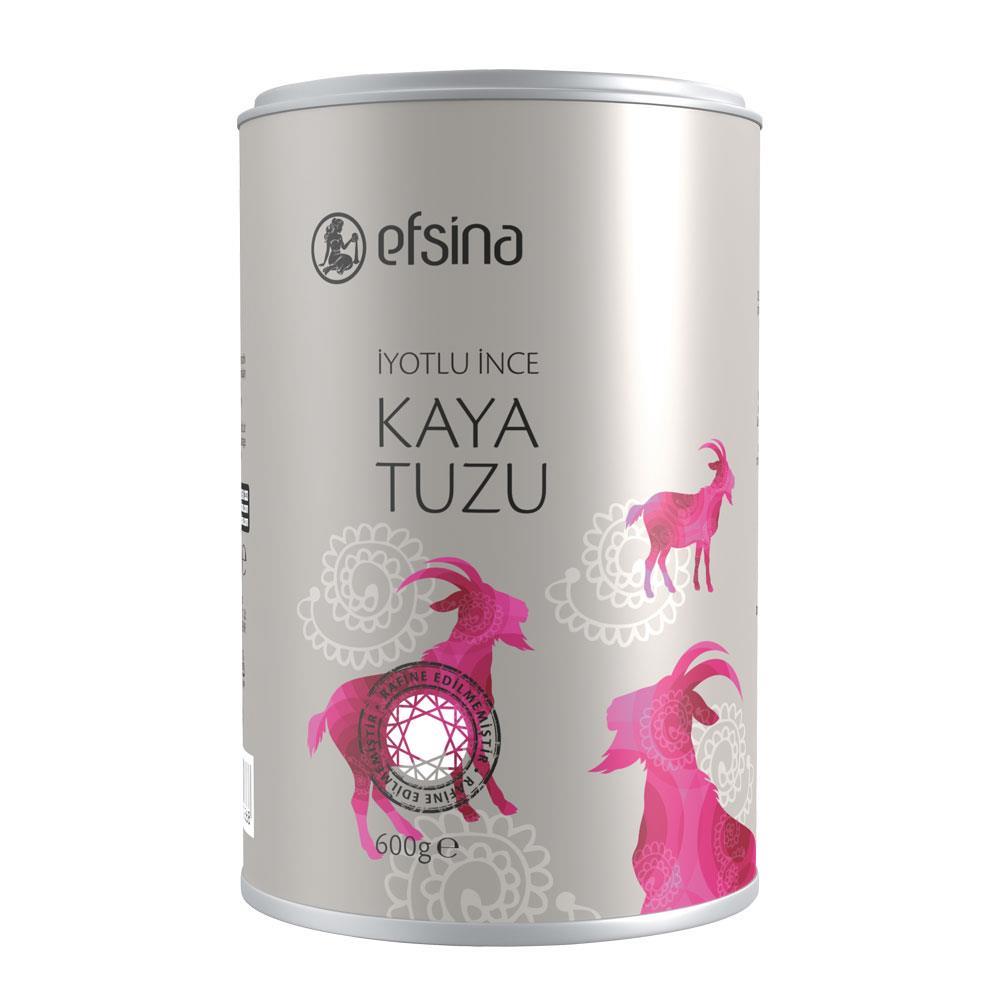 Efsina İyotlu İnce Kaya Tuzu 600 Gr