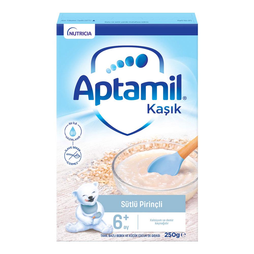 Milupa Aptamil Sütlü Pirinçli Kaşık Maması 250 Gr.