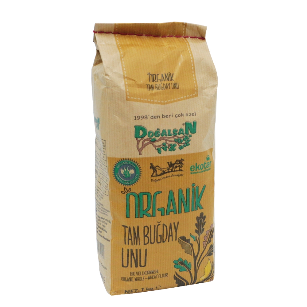 Dogalsan Organik Tam Buğday Unu 1 Kg