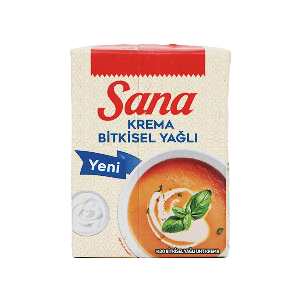 Sana Krema Bitkisel Yağlı 200Ml