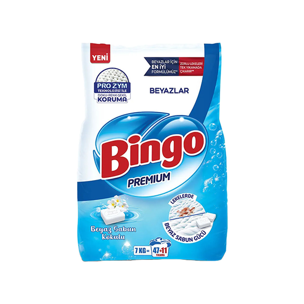 Bingo Matik Deterjan 7 Kg Premium Beyaz