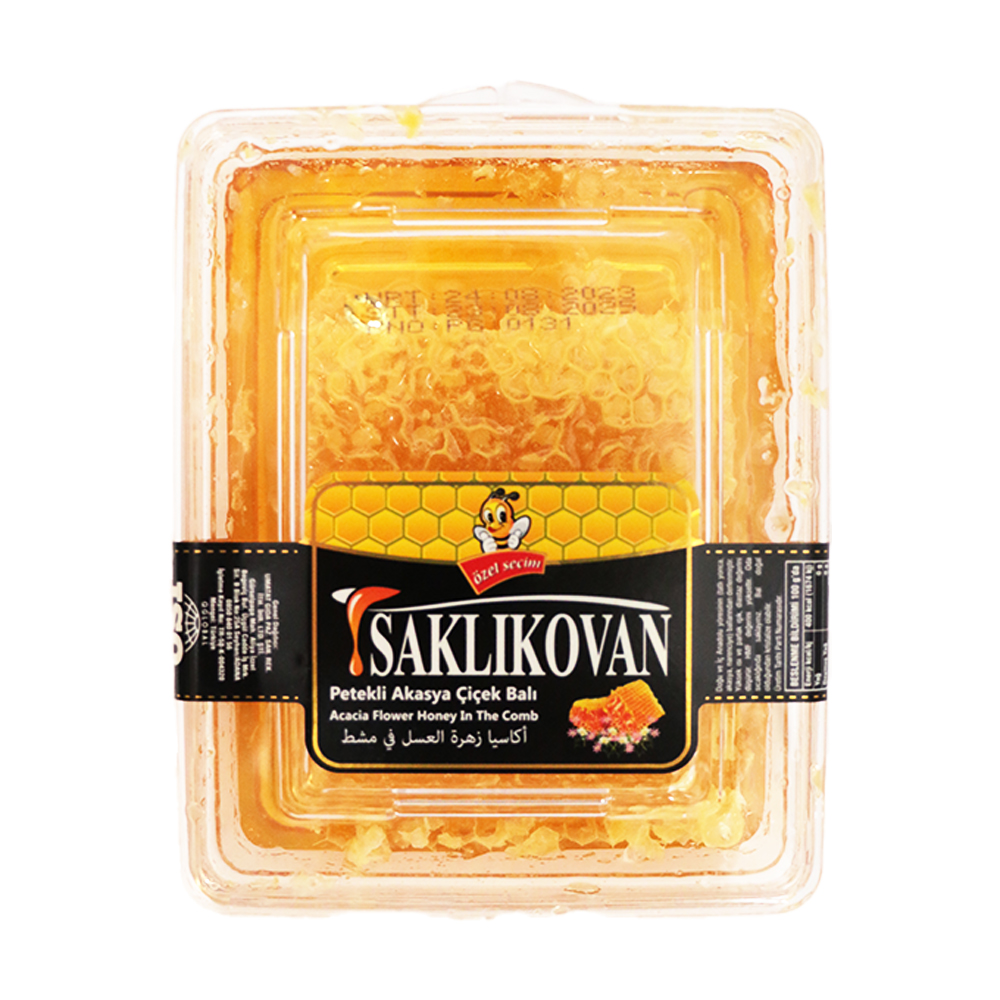 Saklıkovan Petekli Akasya Çiçek Balı 385Gr