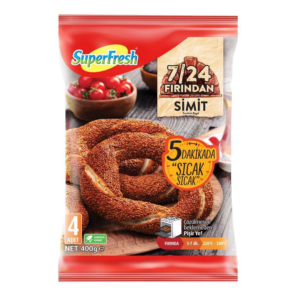 SuperFresh 7/24 Fırından Sımıt 4 lü
