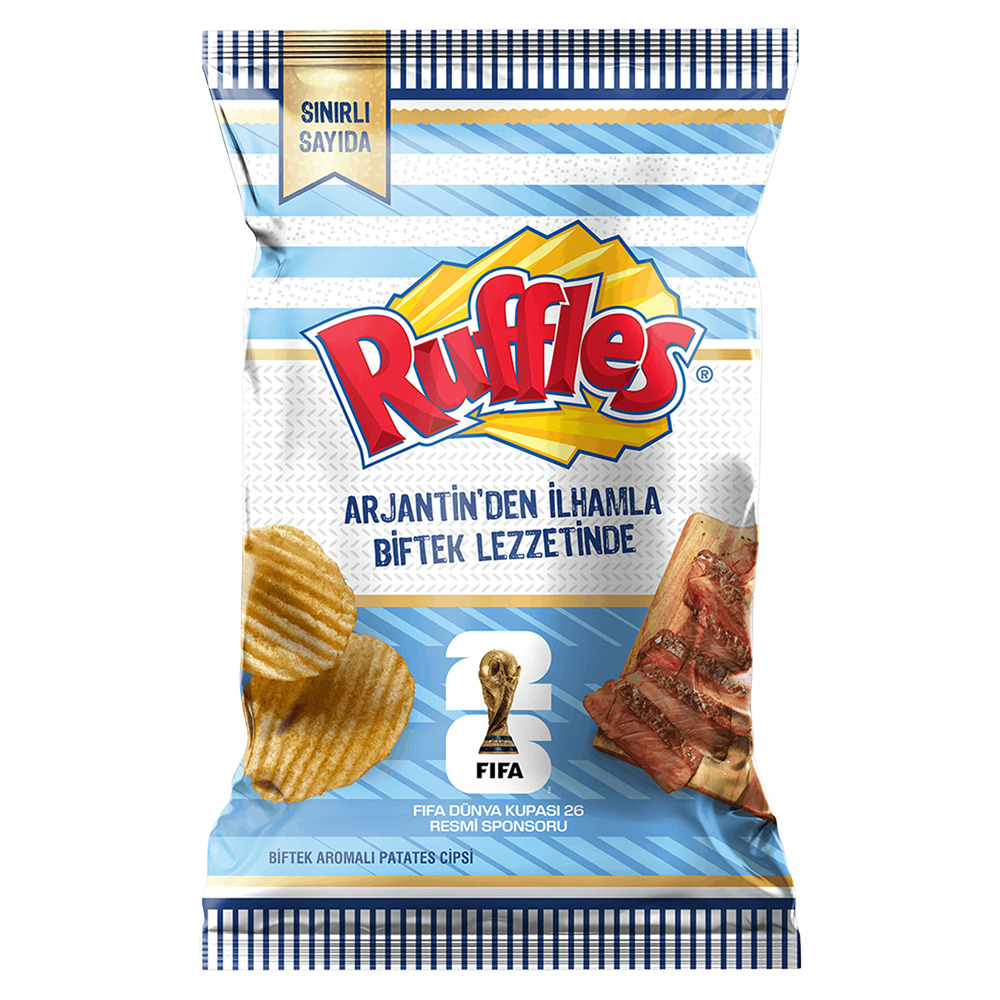 Ruffles Patates Cipsi Biftek Aromalı 115Gr