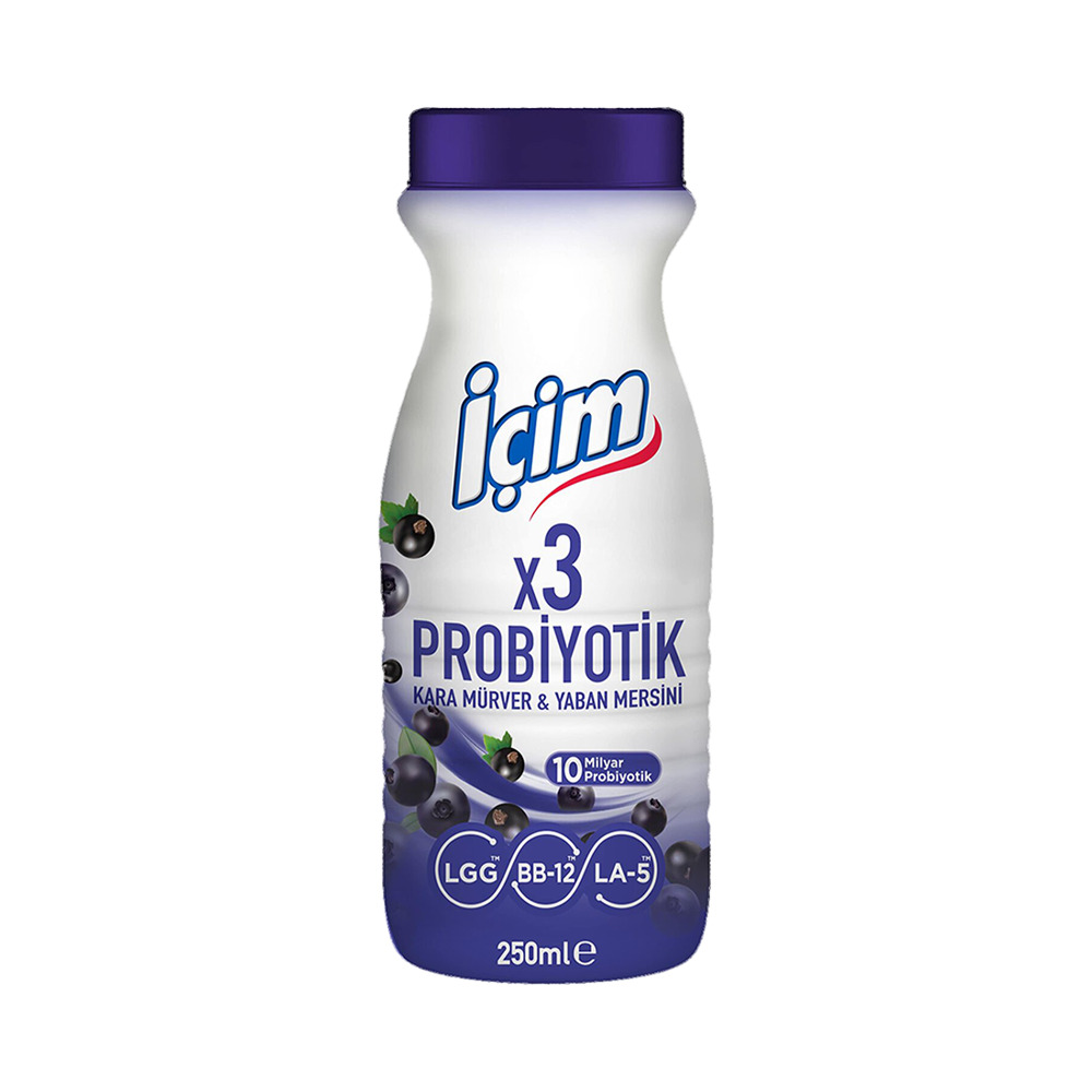 İçim Probiyotik İçecek 250Ml Kara Mürver Yaban Mersini