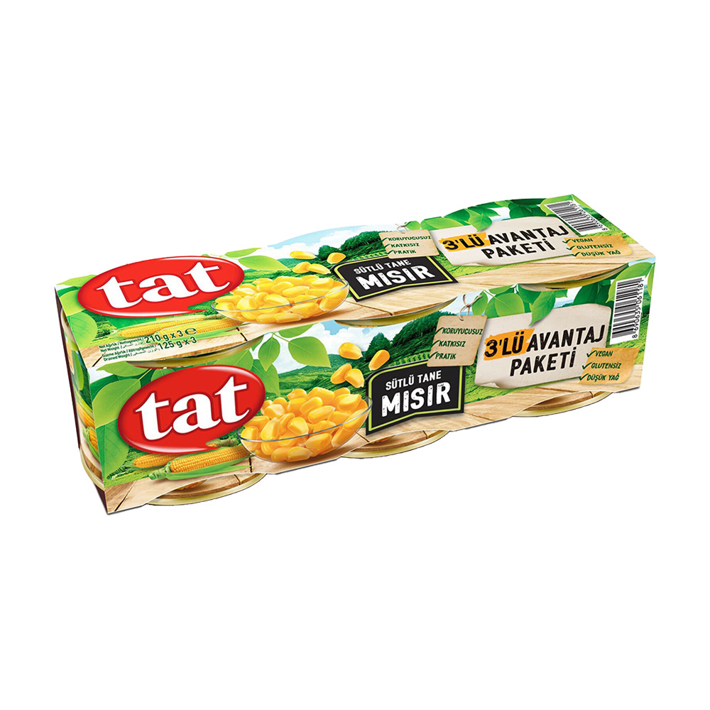 Tat Mısır 3*210 Gr