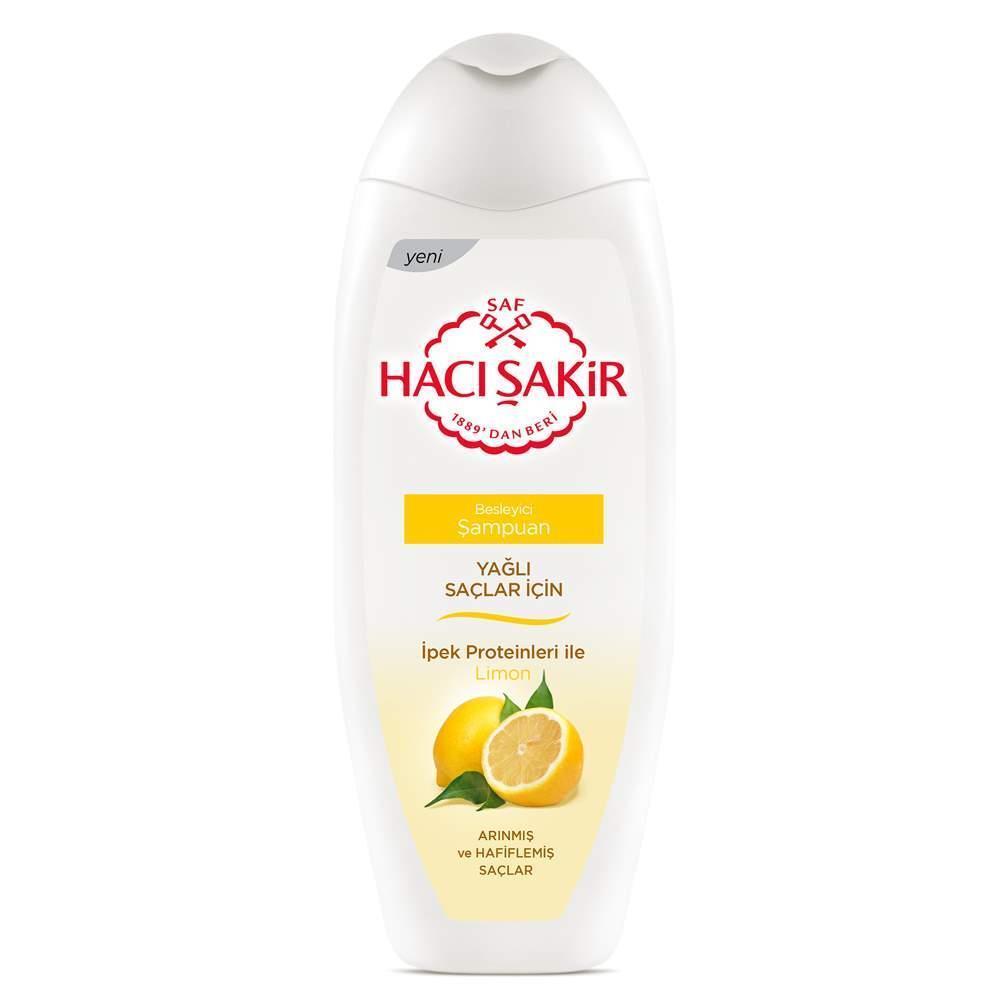 Hacı Şakir Yağlı Saçlar için LimonArınmış ve Hafiflemiş Saçlar Besleyici Şampuan 500 ml