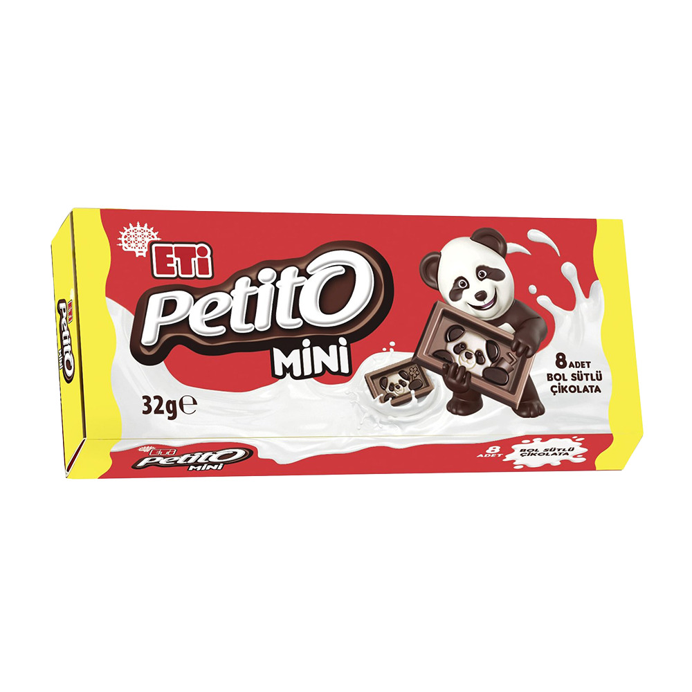 Eti Petito Ayıcık Mini Sütlü Çikolata 32 Gr