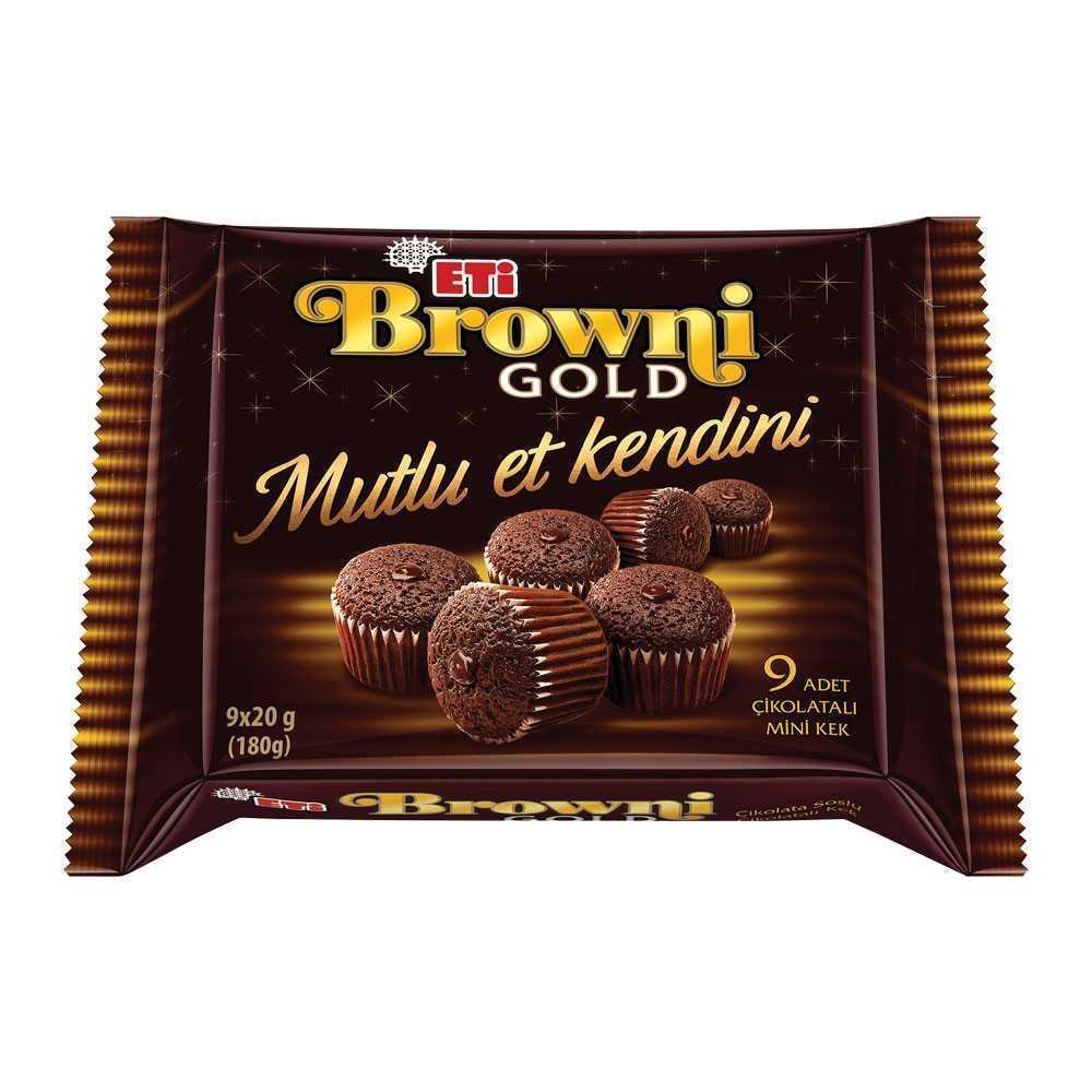 Eti Gold Kakaolu Browni Kek 9*20 Gr.