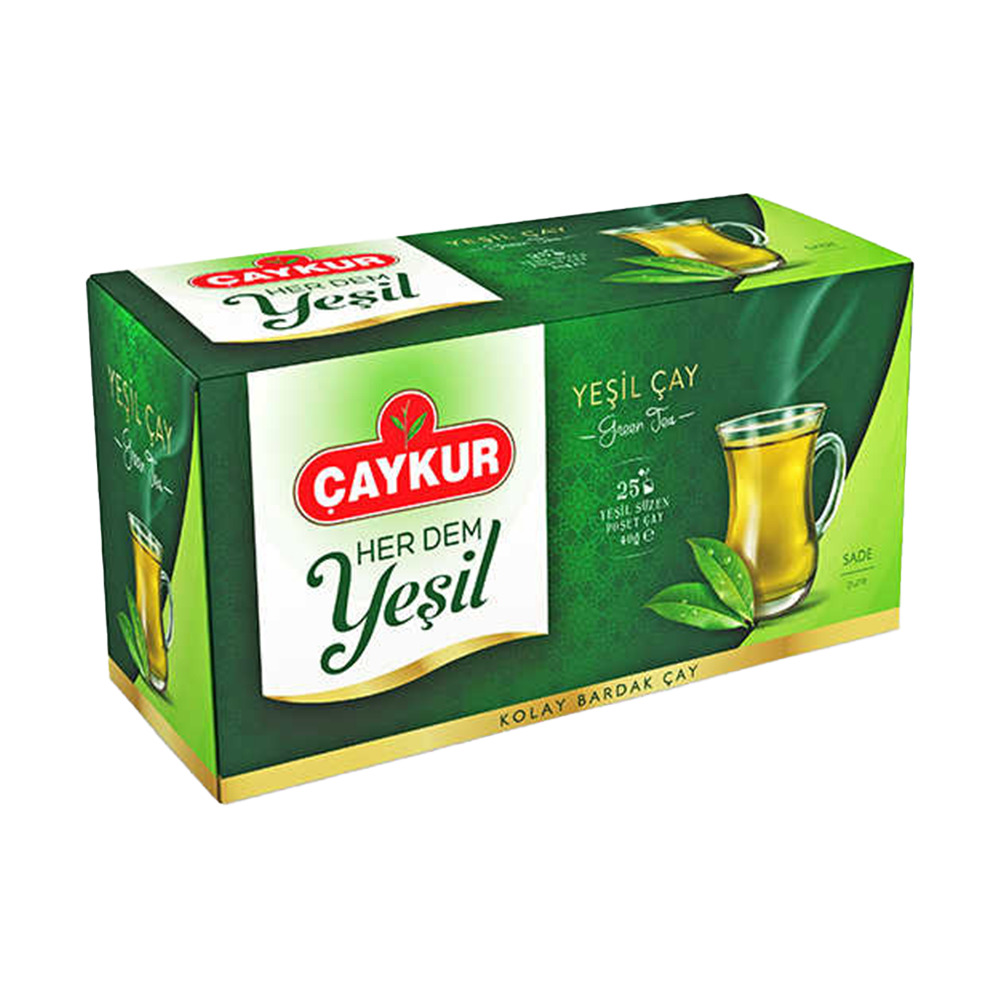 Çaykur Her Dem Yeşil Çay 25’li 40 Gr