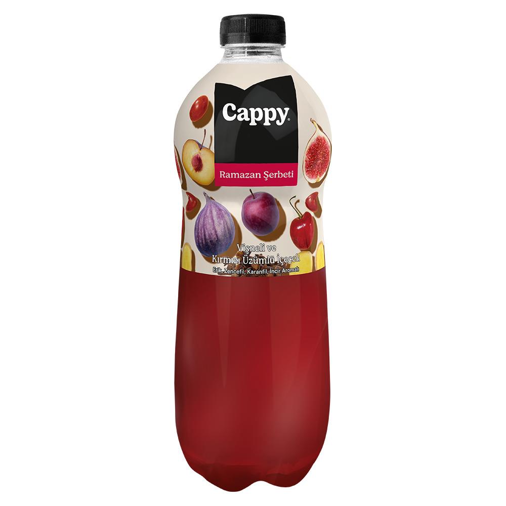 Cappy Vişneli Kırmızı Üzümlü Ramazan Şerbeti 1 Lt Pet .