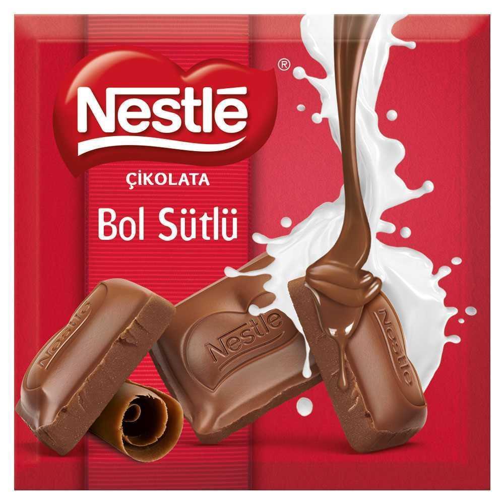 Nestle Classic Çikolata Bol Sütlü Kare 60 Gr.