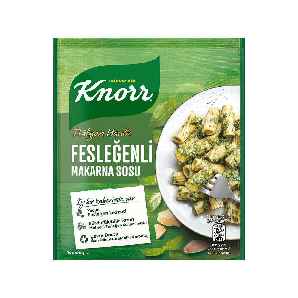 Knorr Fesleğenli Makarna Sosu 50 Gr.