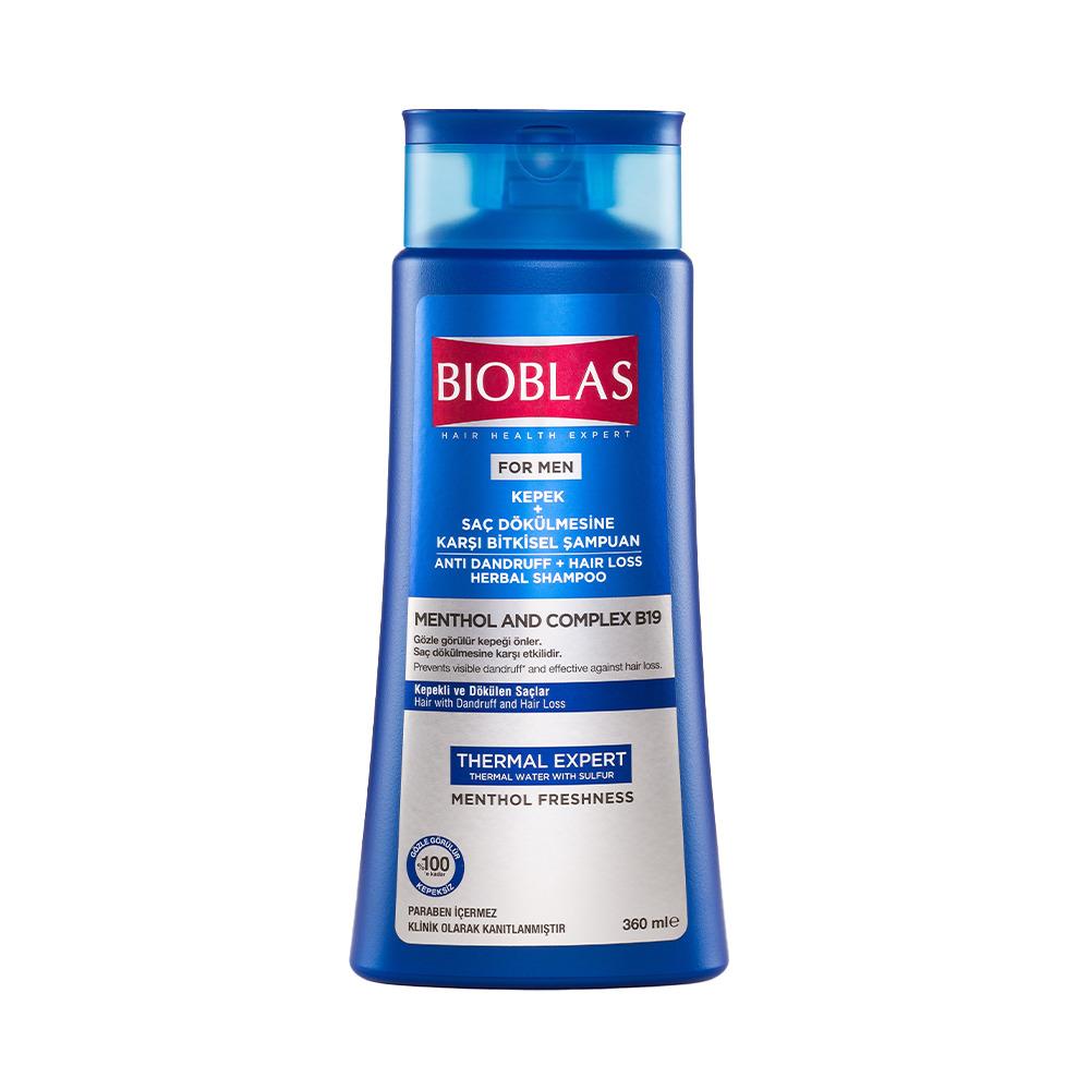 Bioblas For Men Kepek Saç Dökülmesine Karşı Bitkisel Şampuan 360 Ml .