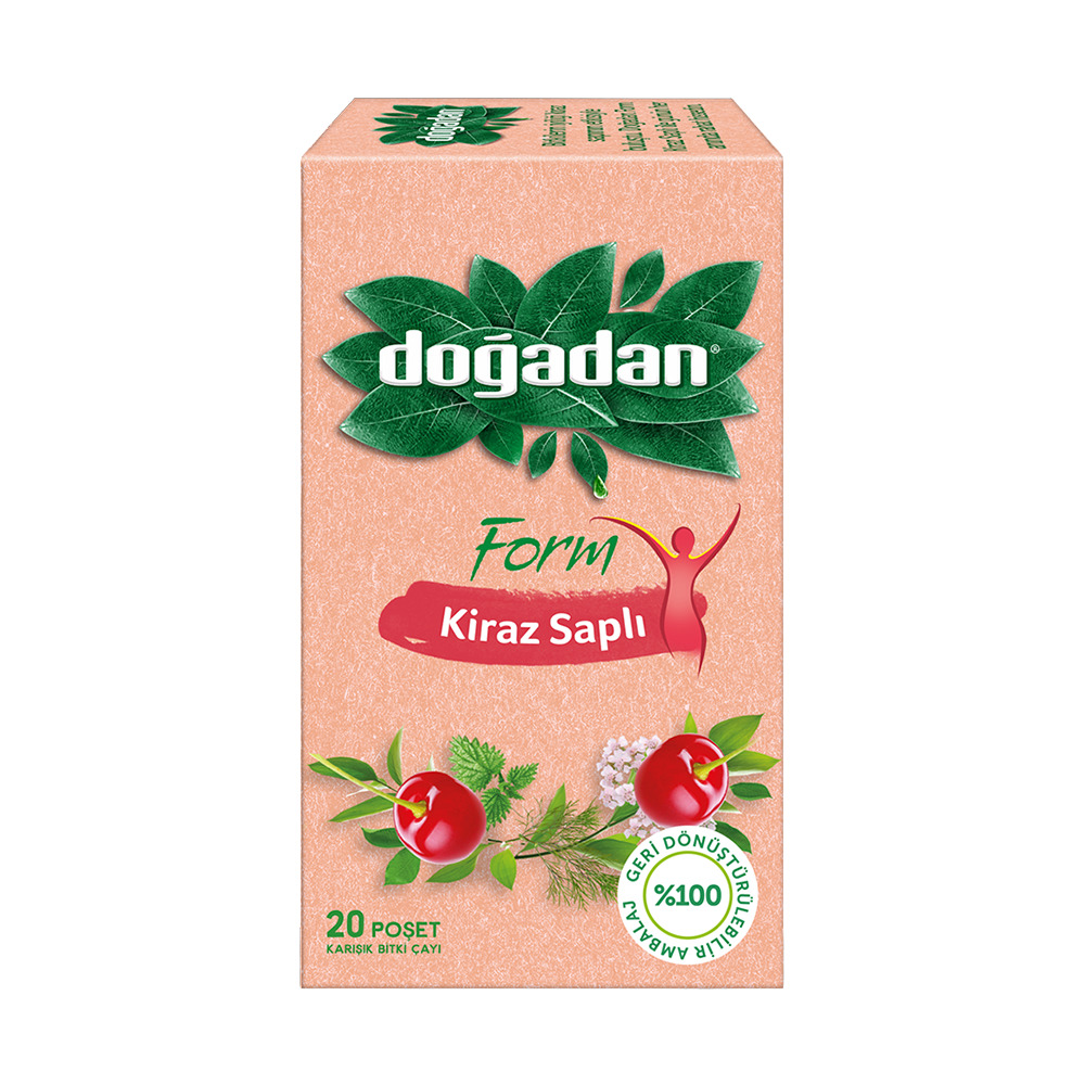 Doğadan Form Kiraz Saplı Bitki Çayı 20’li 40 Gr .