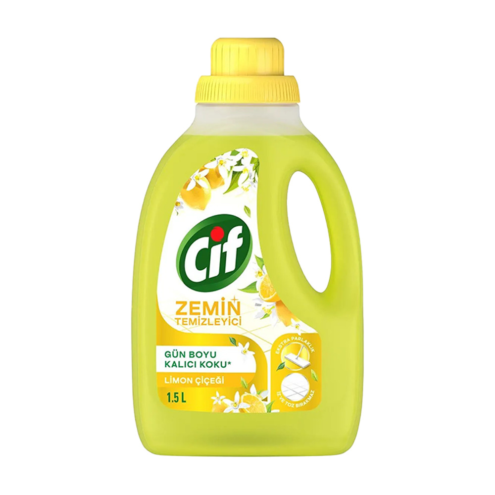 Cif Zemin Temizleyici 1500 Ml Limon Çiçeği