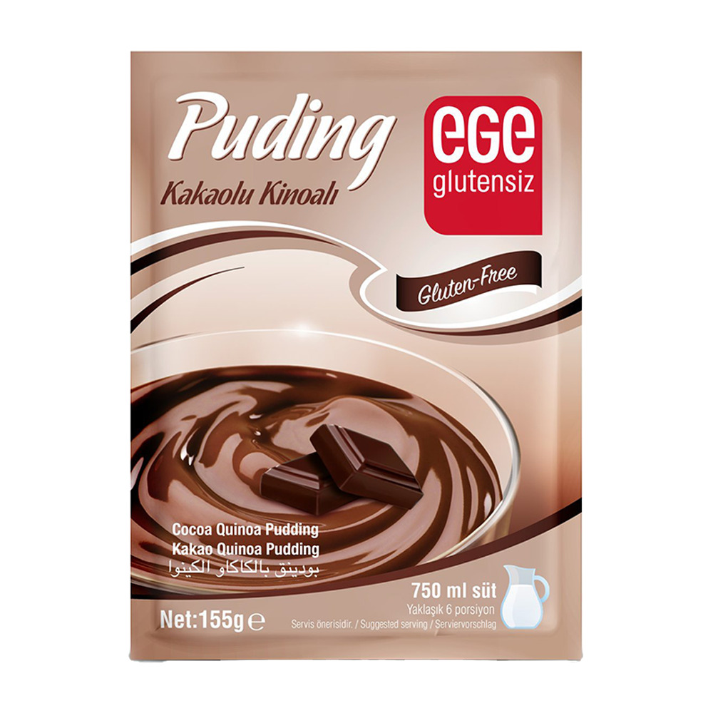 Ege Glutensız Puding 155Gr Kakaolu Kınoalı.