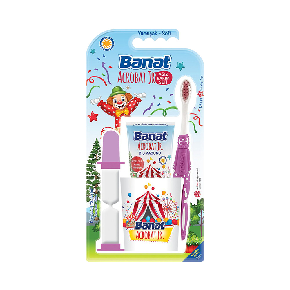 Banat Akrobat Junior Ağız Bakım Seti.