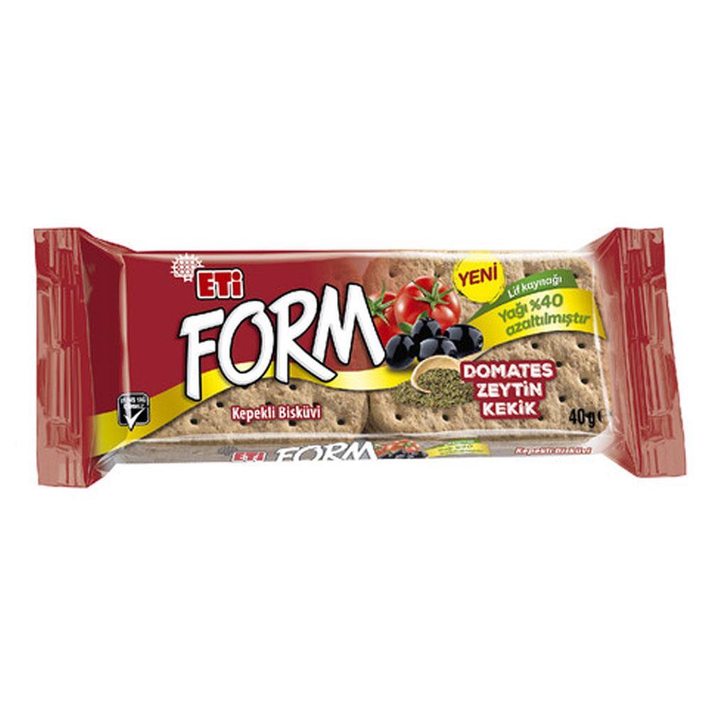 Eti Form Kepekli Bisküvi Domates Zeytin Kekik 40 Gr