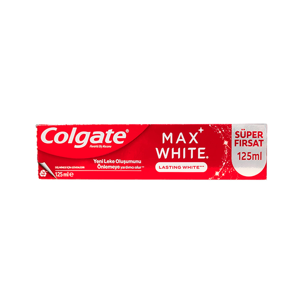 Colgate Diş Macunu Max White Kalıcı Beyazlık 125 Ml