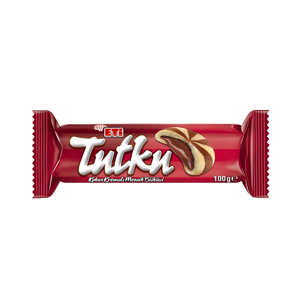 Eti Tutku Bisküvi Kakao Kremalı 100 Gr 