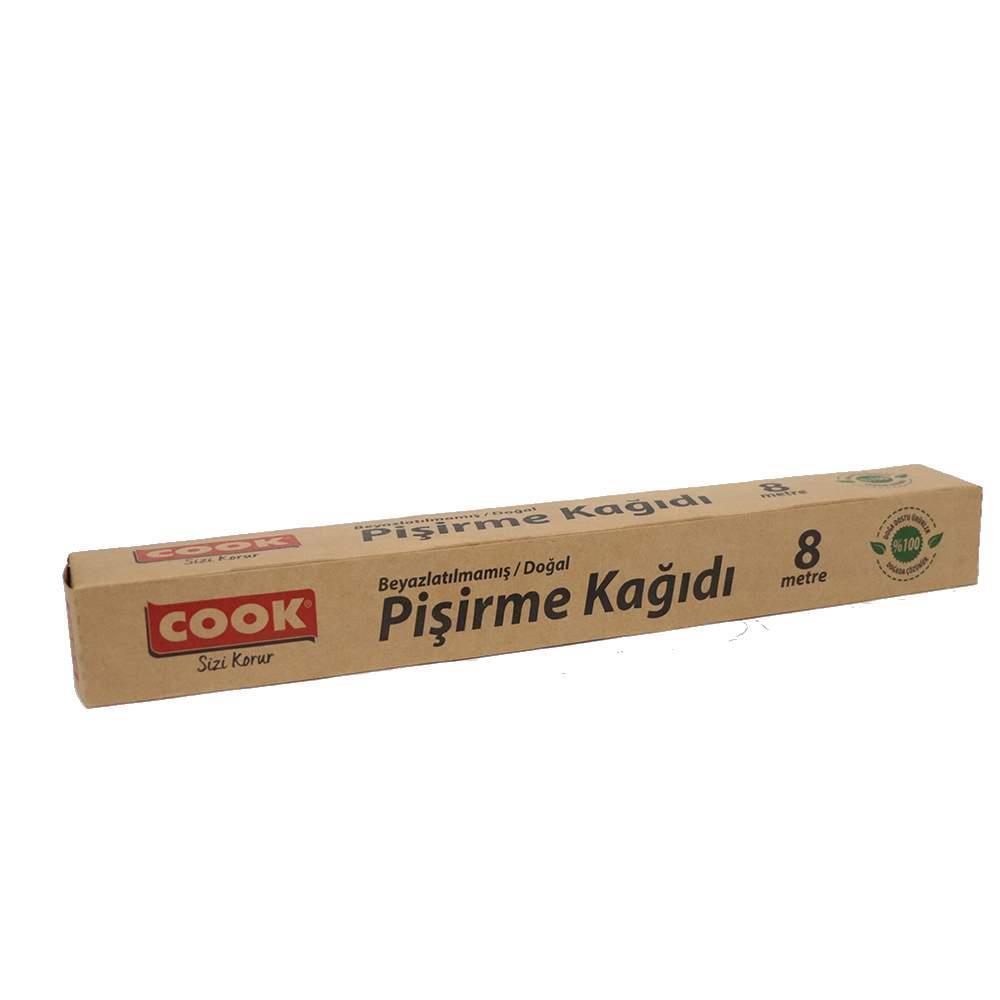 Cook Beyazlatılmamış Pişirme Kağıdı 8 Mt