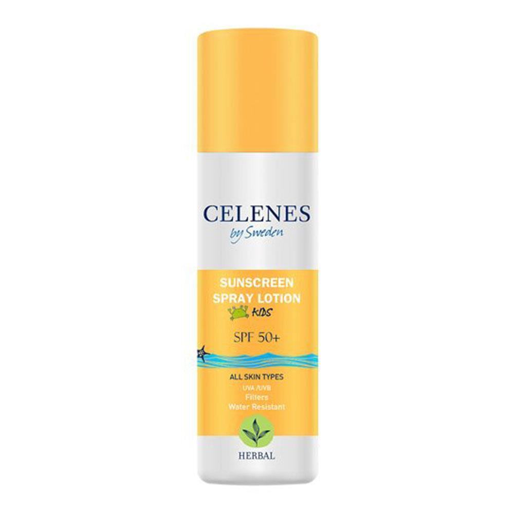 Celenes Spf50+ Güneş Koruyucu Sprey Losyon Çocuk İçin 150Ml