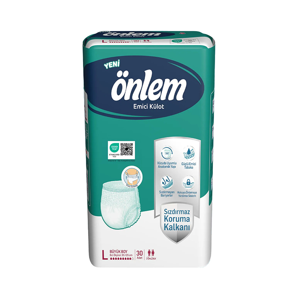 Önlem Emici Külot Hasta Bezi 30 Lu Large**