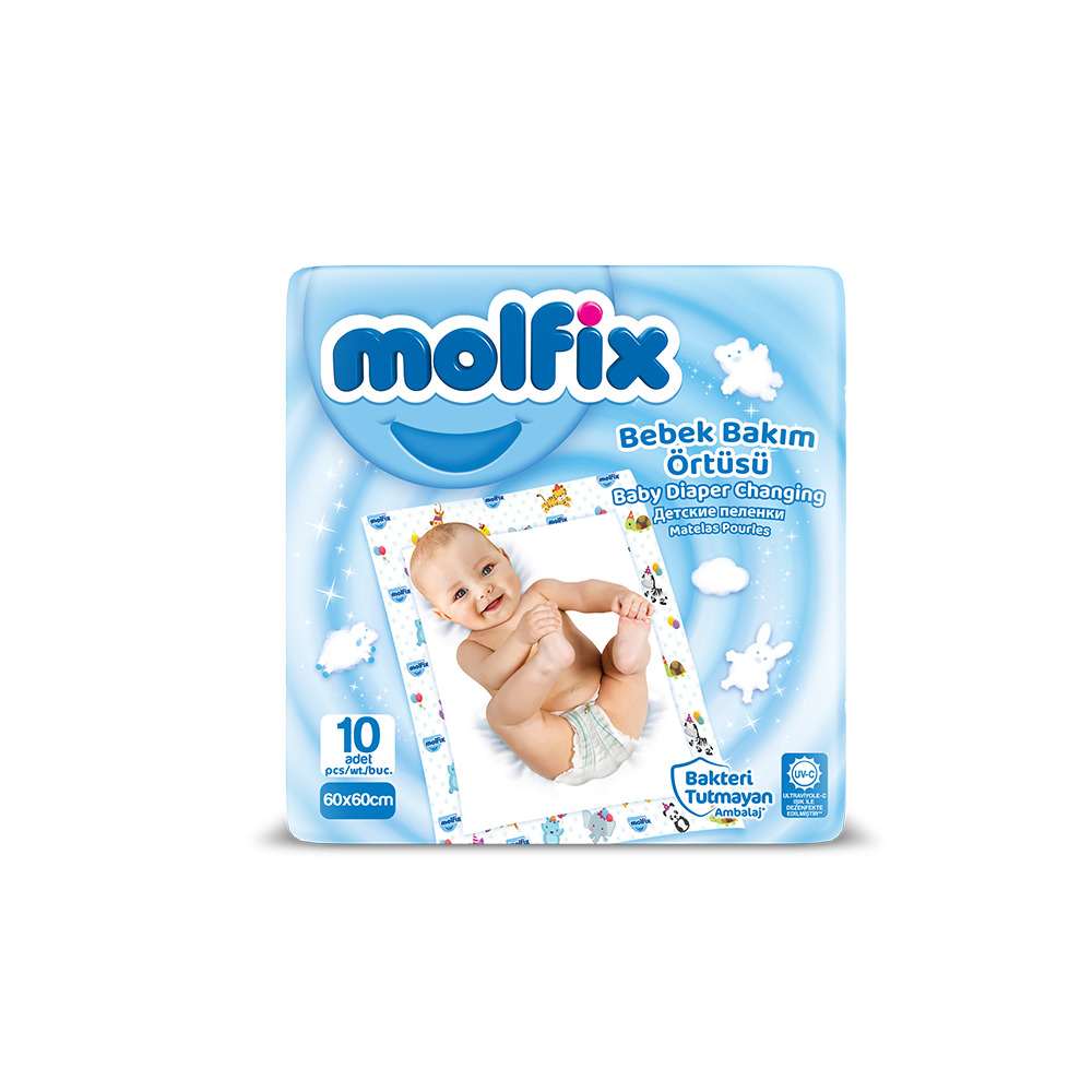 Molfix Bebek Bakım Örtüsü 10’lu