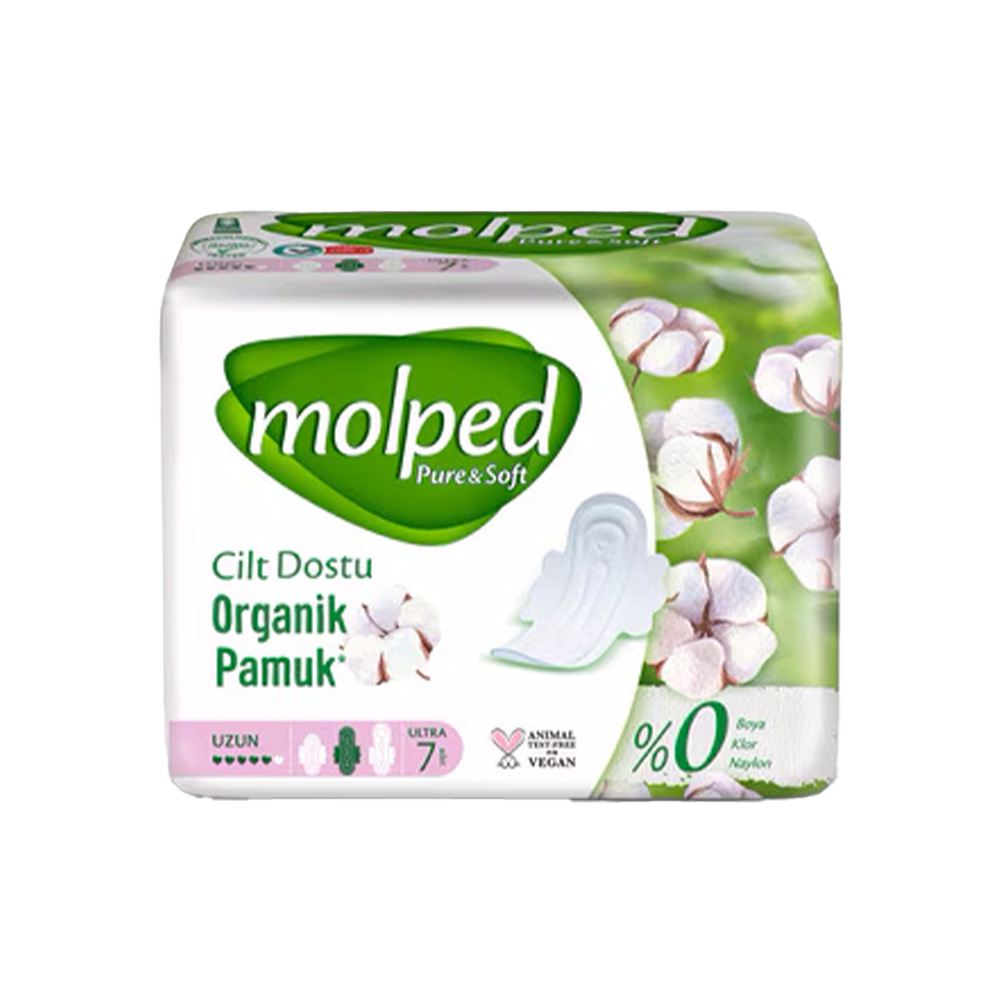 Molped Hijyenik Ped Pure & Soft Uzun 7 Li