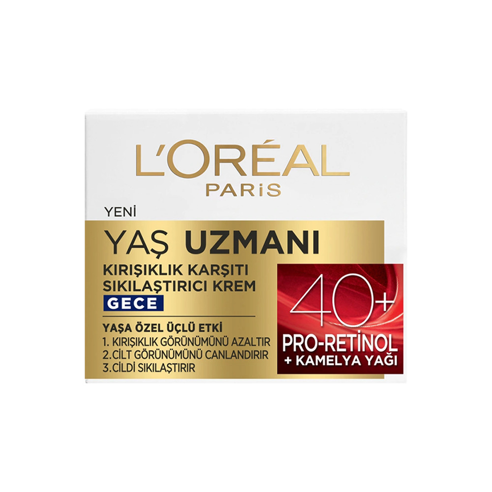 Loreal Kırışıklık Karşıtı Sıkılaştırıcı Krem +40 50Ml Yaş Uzmanı Gündüz