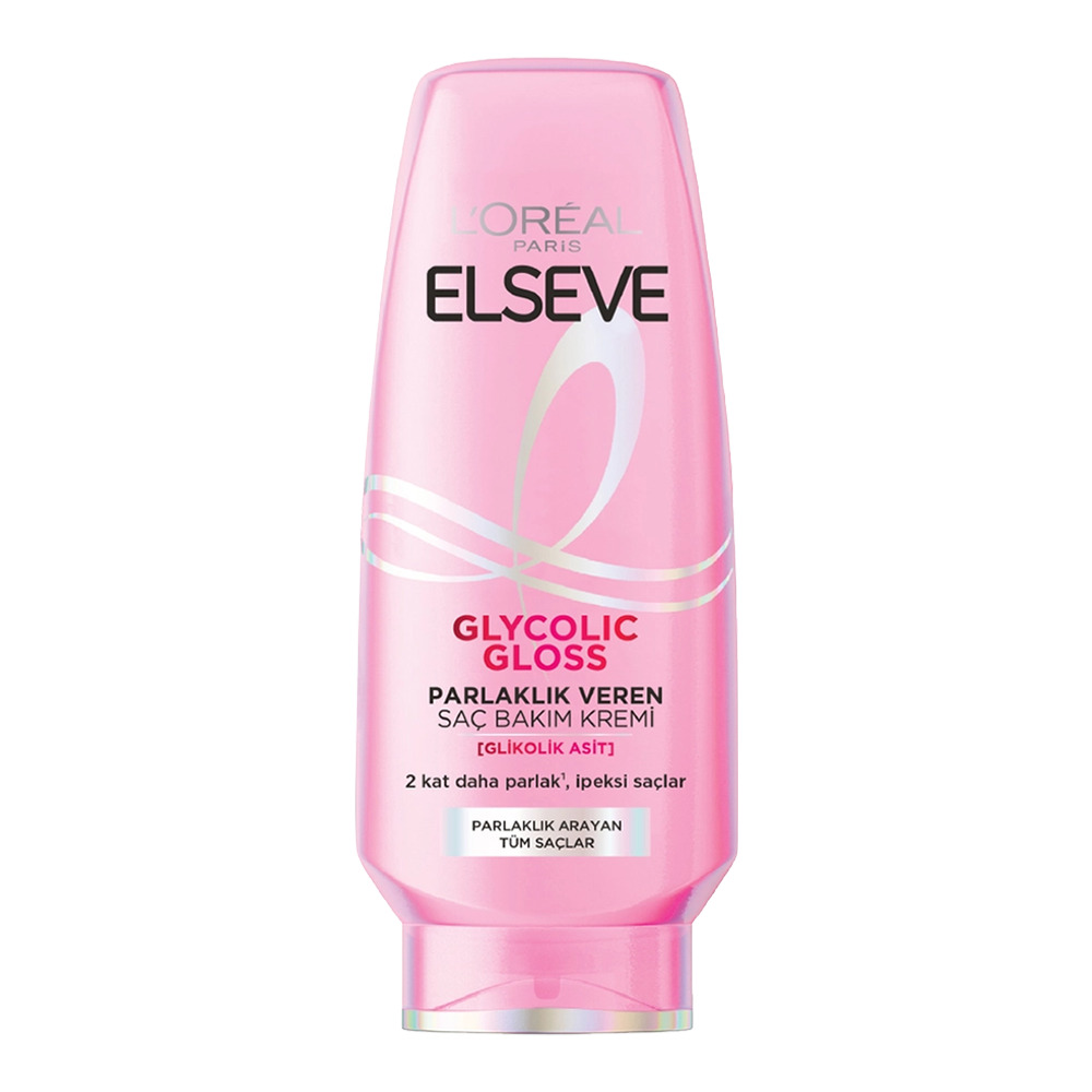 Elseve Glycolic Gloss Parlaklık Veren Saç Bakım Kremi 300Ml