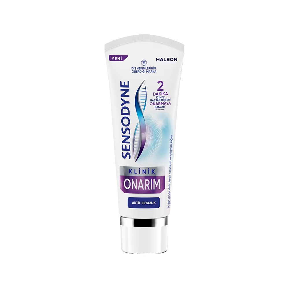 Sensodyne Diş Macunu Klinik Onarım Aktif Beyazlık 75 Ml