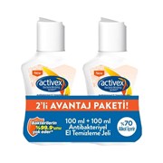 Activex AntiBakteriyel Temizleme Jel 100Ml 2'li