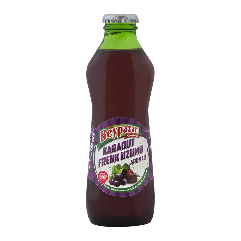 Beypazarı Soda Karadut Frenk Üzüm 200 Ml