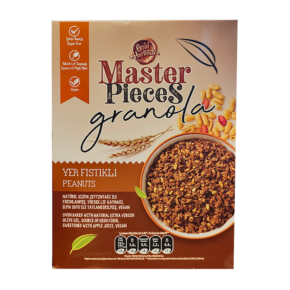 Gold Harwest Master Granola 300Gr Yer Fıstıklı