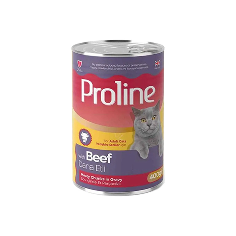 Proline Yaş Kedi Maması 400 Gr. Dana Etli