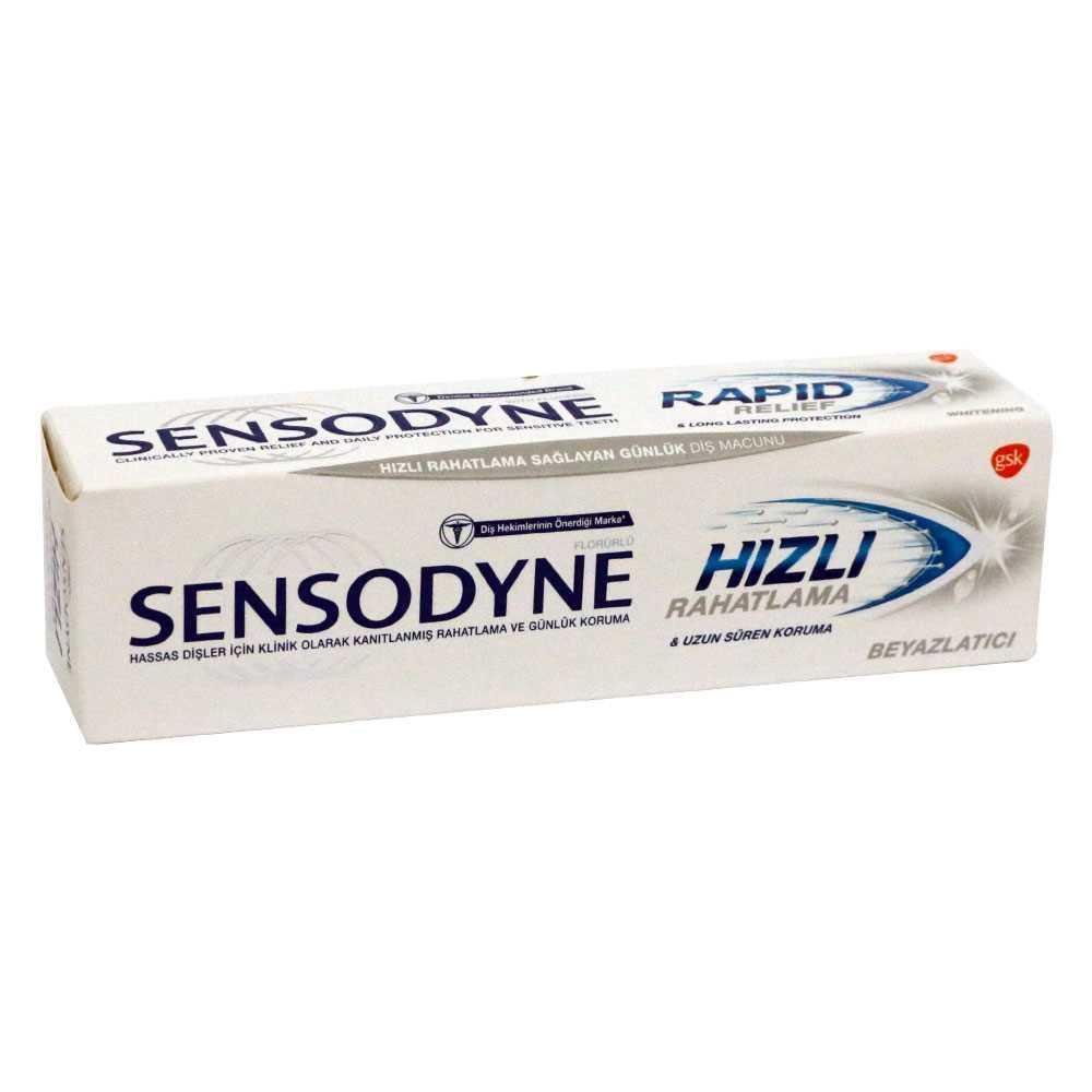 Sensodyne Beyazlatıcı Hızlı Rahatlama Diş Macunu 75 Ml 