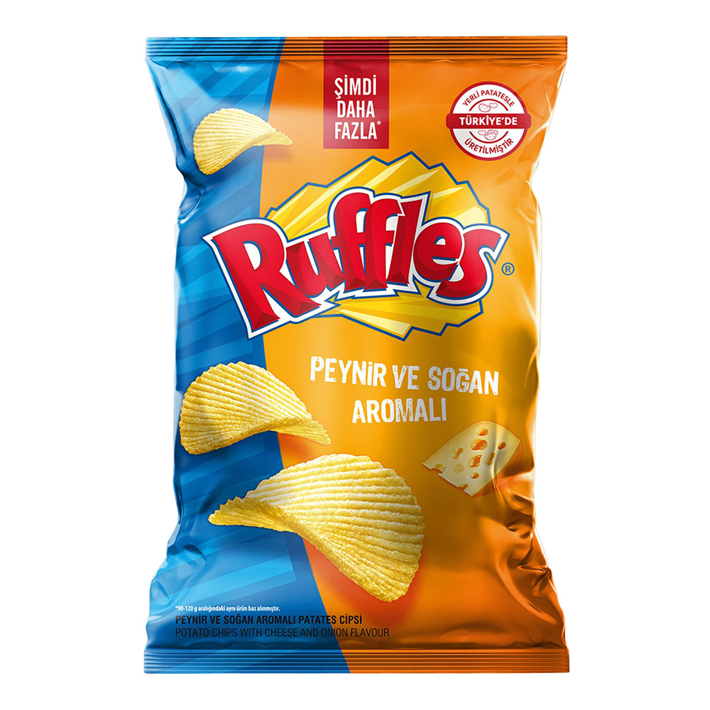 Ruffles Patates Cipsi 125Gr Peynir Ve Soğan
