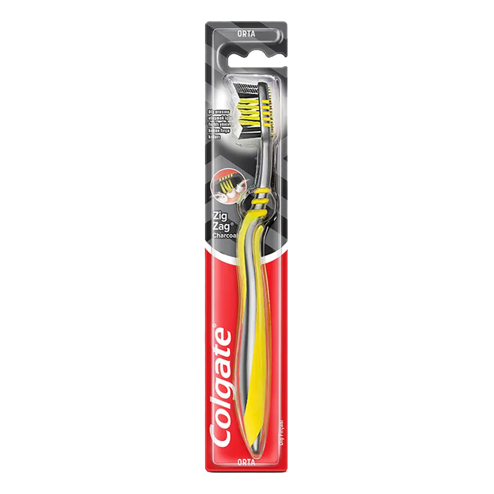 Colgate Zig Zag Charcoal Diş Arası Temizliği Orta Diş Fırçası