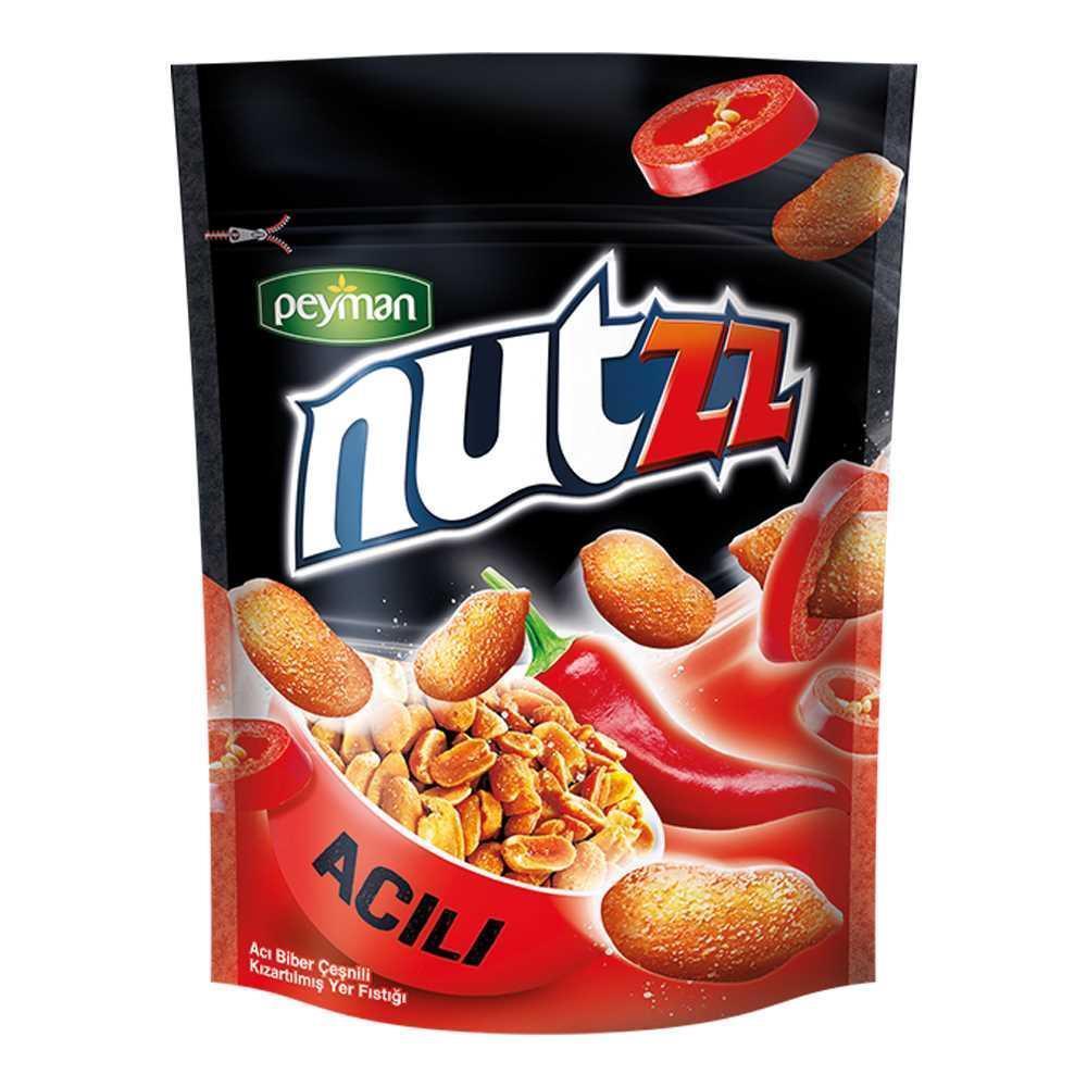 Peyman Nutzz Acı Biber Çeşnili Kızartılmış Yer Fıstığı 130 Gr